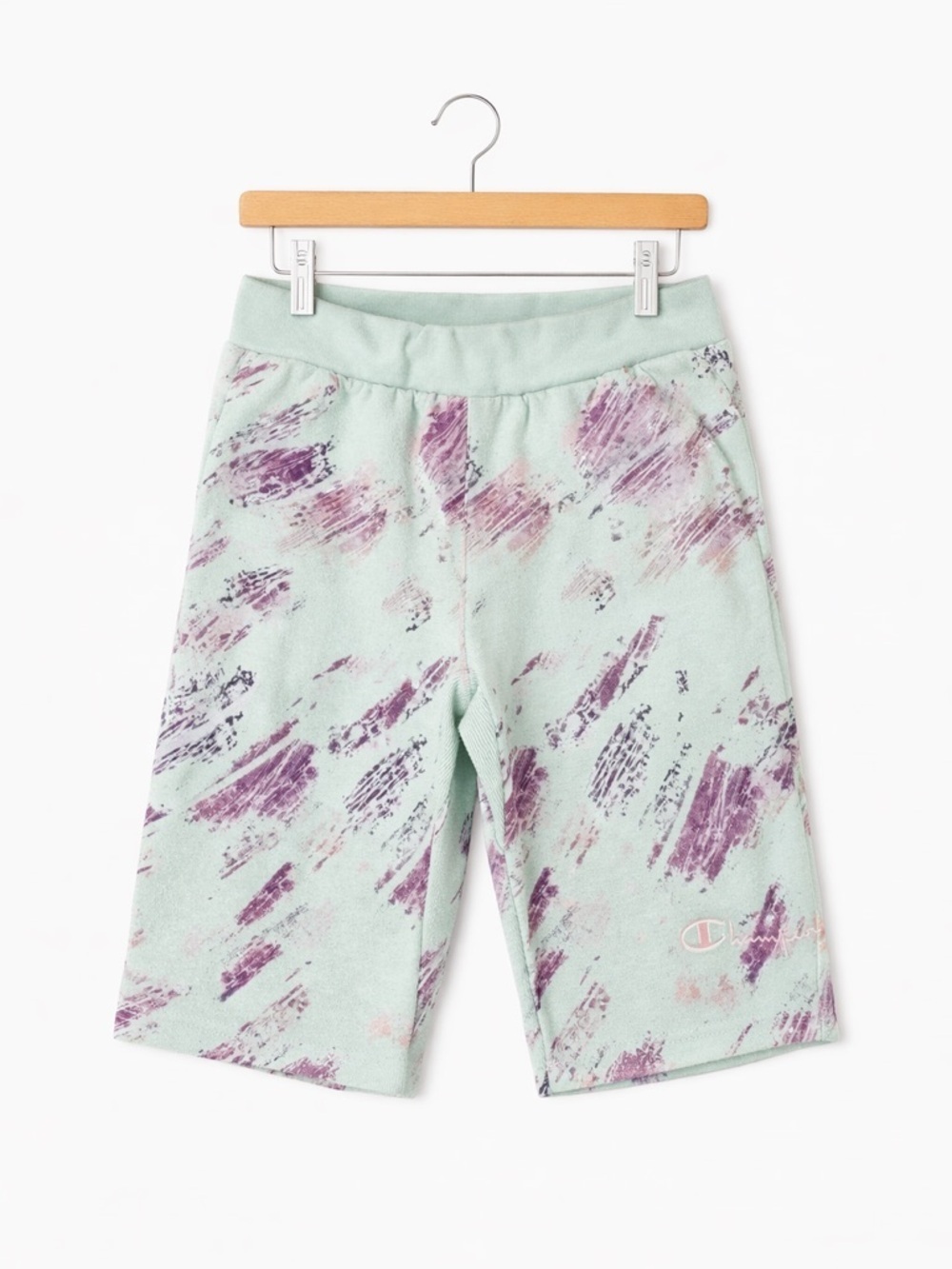 Champion Reverse Weave Fleece Shorts Men’s OAP Crayon Blur Ice 10” Inseam
